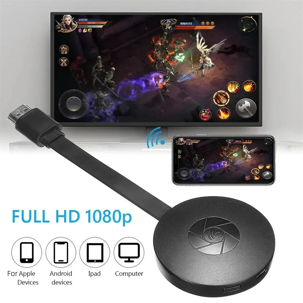 1080P HDMI-Compatible Video Receiver For MiraScreen Display Anycast WIFI Miracast Dongle For TV Phone Android IOS Mirror Screen